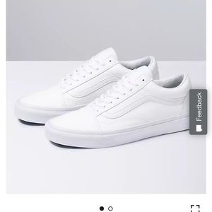 Vans Old Skool classic tumble show true white